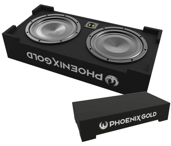 Phoenix Gold ZX210PBSi 10-inch Down-Firing Passive Subwoofer Enclosure – 2 ohm